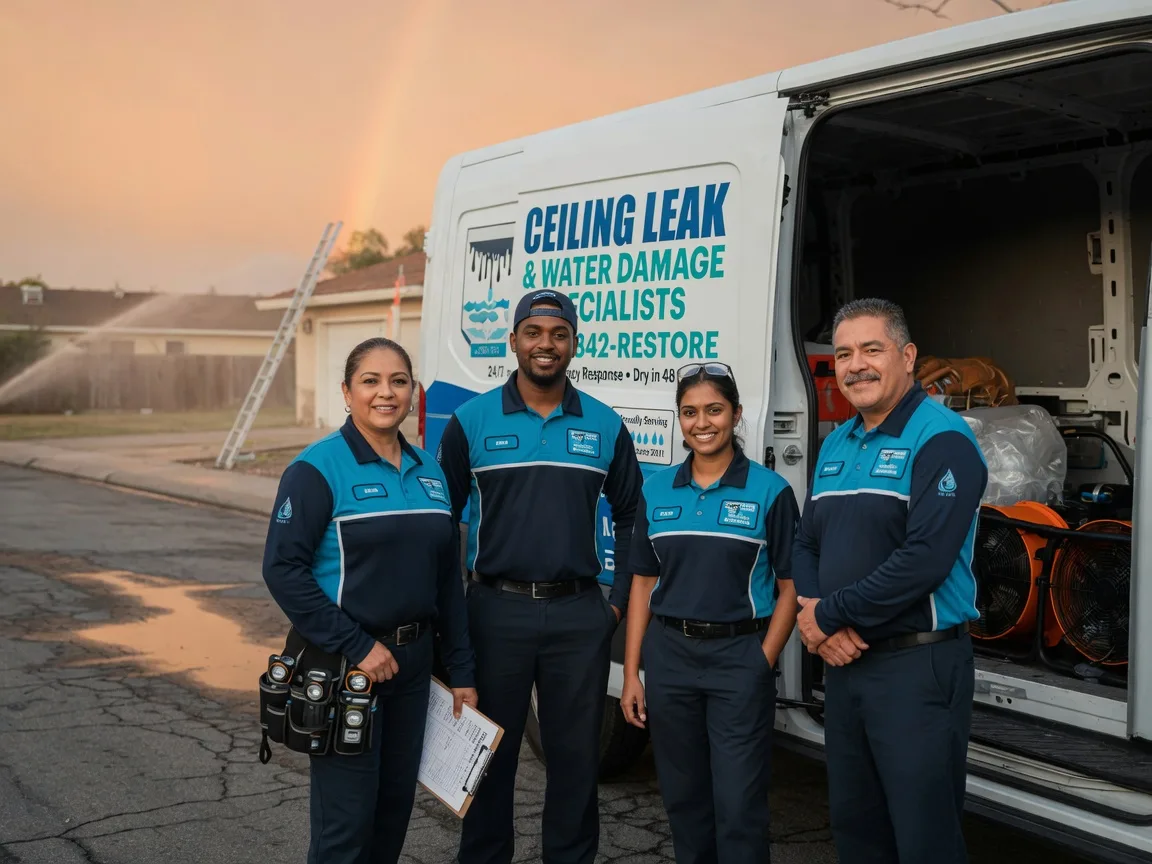 Ceiling Leak Cleanup company in Poolville, TX